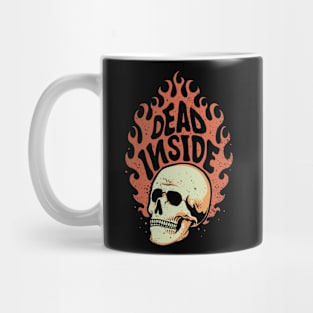 Dead Inside Vintage Design Mug